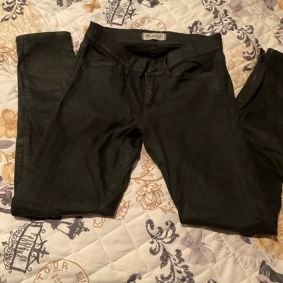 MADEWELL Skinny Jeans with Zippered Legs Size 27 - Picture 1 of 10